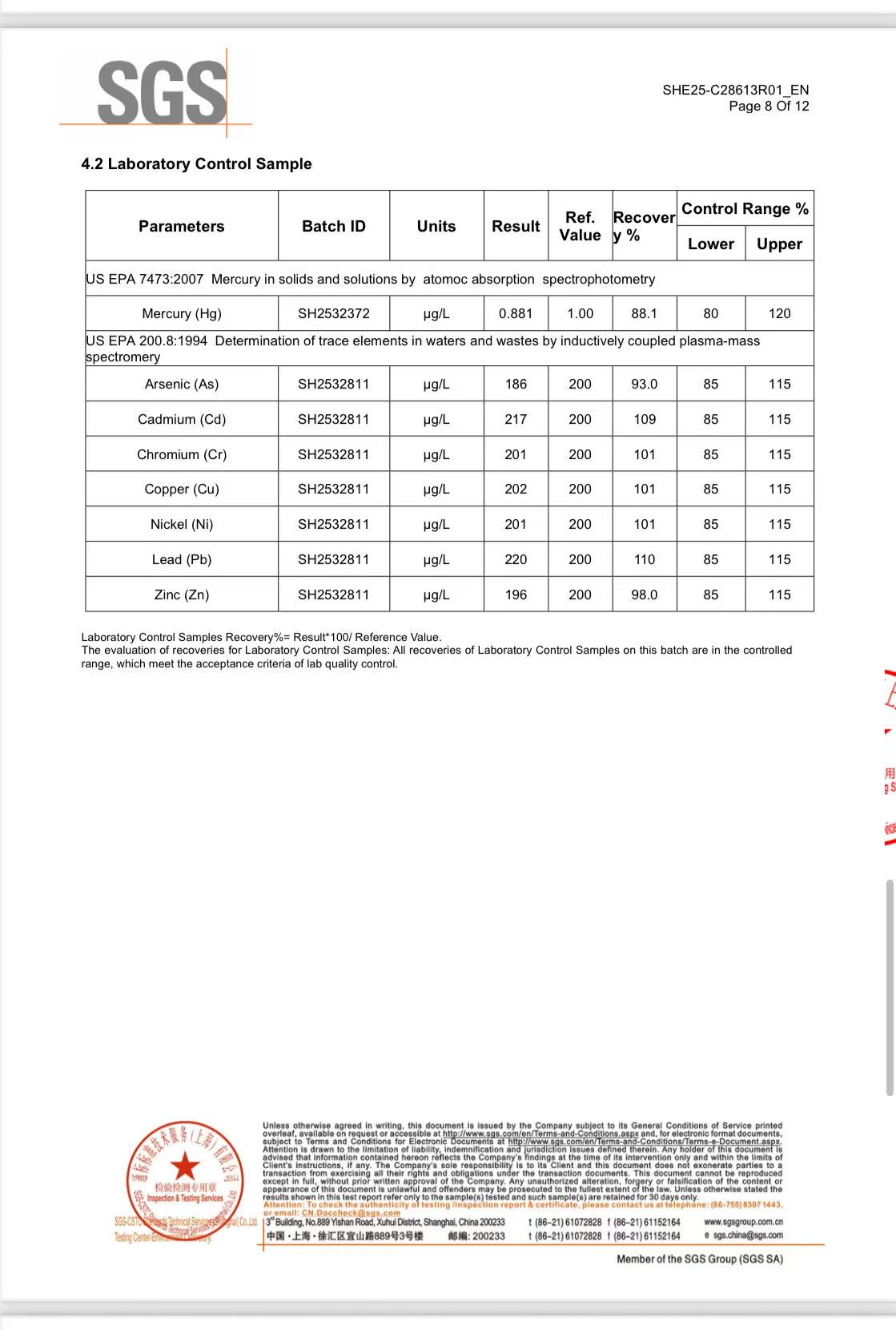 SGS Report Page 8